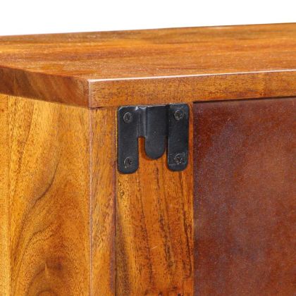 Нощен шкаф Кафяво 35 x 30 x 22 см Акациево дърво масив