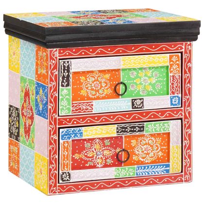 Нощен шкаф с чекмедже 2 pcs Многоцветен 40 x 30 x 40 см