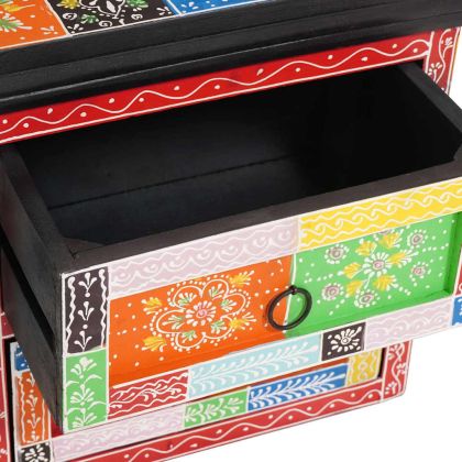 Нощен шкаф с чекмедже 2 pcs Многоцветен 40 x 30 x 40 см