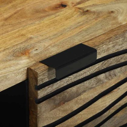 Масичка за кафе Кафяв и черен 80 x 50 x 40 cm