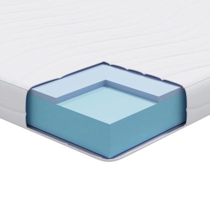 Матрак Бяло 140 x 200 cm Гелова мемори пяна