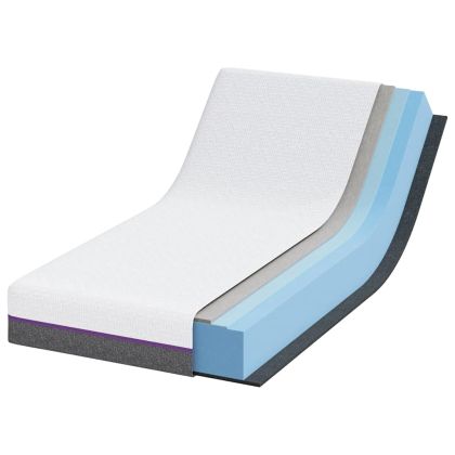 Матрак Бяло и сиво 80 x 160 cm Мемори пяна