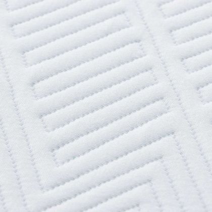 Матрак Бял и син 100 x 200 cm Гелова мемори пяна