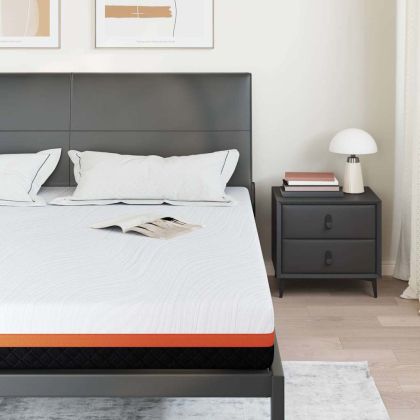 Матрак Бяло и сиво 180 x 200 cm Гелова мемори пяна