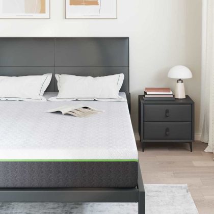 Матрак Бяло и сиво 140 x 200 cm Калъфче