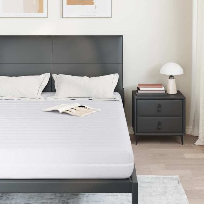 Матрак с кокосов слой Бяло 140 x 200 cm Калъфче