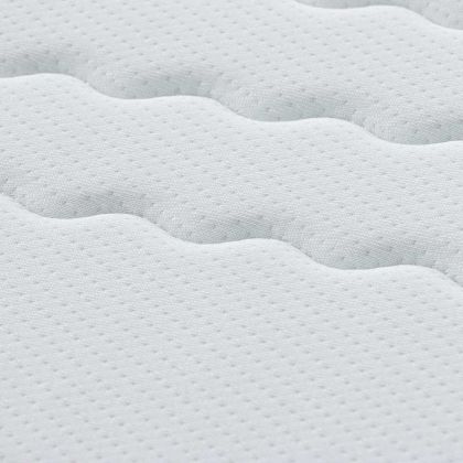 Матрак 2 pcs Бяло и сиво 70 x 200 cm Бонел пружина