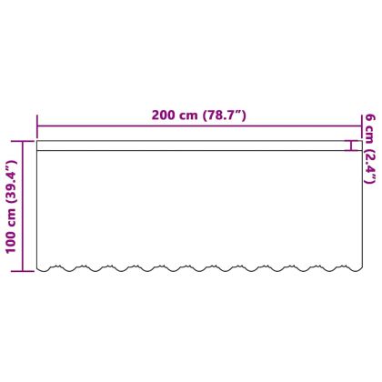 Перде от дантела С завеси Флорален Бяло 100 x 200 cm Полиестер