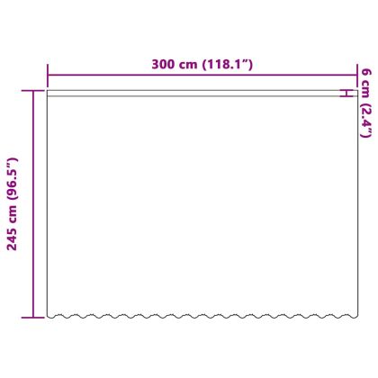 Перде от дантела С завеси Флорален Бяло 245x300см Полиестер