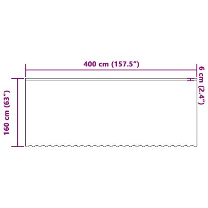 Перде от дантела С завеси Флорален Бяло 160 x 400 см Полиестер