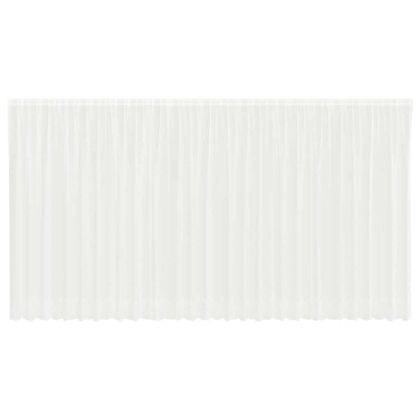 Перде от дантела С завеси Флорален Бяло 200 x 750 см Полиестер