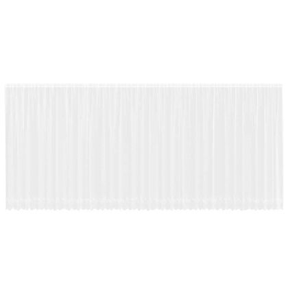 Перде от дантела С завеси Флорален Бяло 200 x 900 см Полиестер