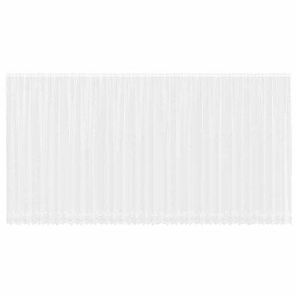 Перде от дантела С завеси Флорален Бяло 260 x 900 см Полиестер