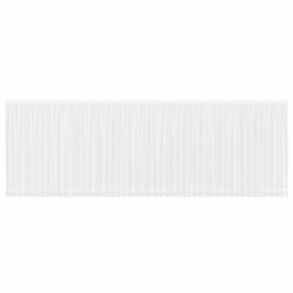 Перде от дантела С завеси Флорален Бяло 220 x 1200 cm Полиестер