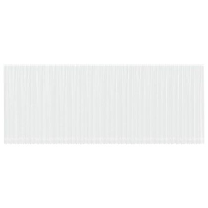 Перде от дантела С завеси Флорален Бяло 260 x 1200 см Полиестер