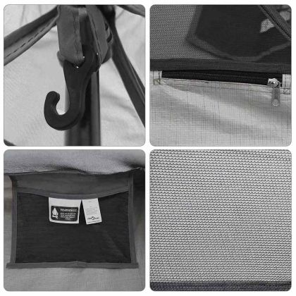 Вътрешна палатка Черен 240 x 160 x 133 см Мрежа