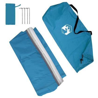 Палатка за задна врата на автомобил Синьо 190 x 150 x 185 см