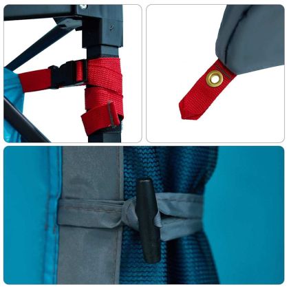 Вътрешна палатка с покрив Синьо 280 x 220 x 176 см тафта