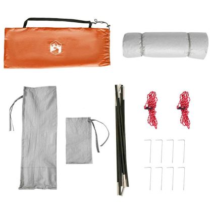 Вътрешна палатка Сив и оранжев 280 x 220 x 176 см тафта