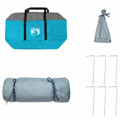 Вътрешна палатка с покрив Синьо 291 x 291 x 240 см тафта