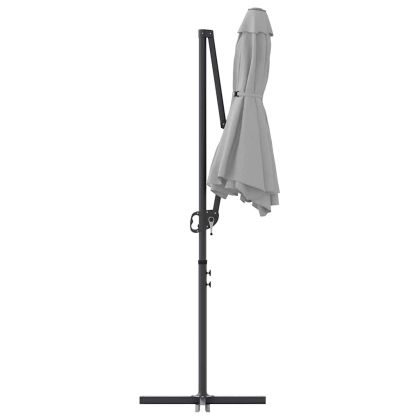 Градински чадър с вара Пясък 372 x 198 x 243 см