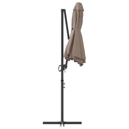 Градински чадър с вара Таупе 372 x 198 x 243 см