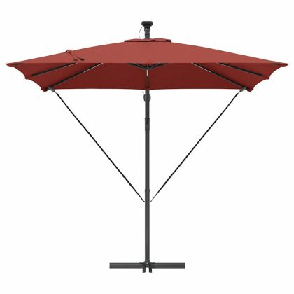 Чадър с кантилевер бананово Теракота 249 x 249 x 250 см