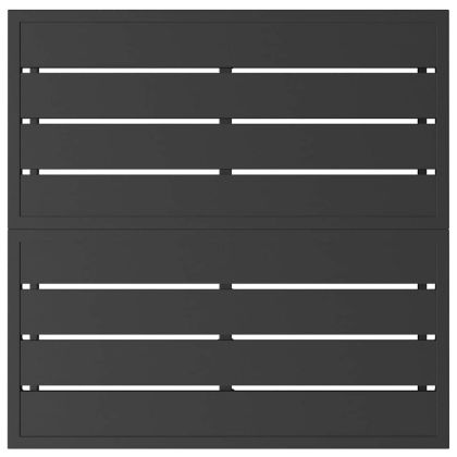 Мебели за открито Черно Алуминий