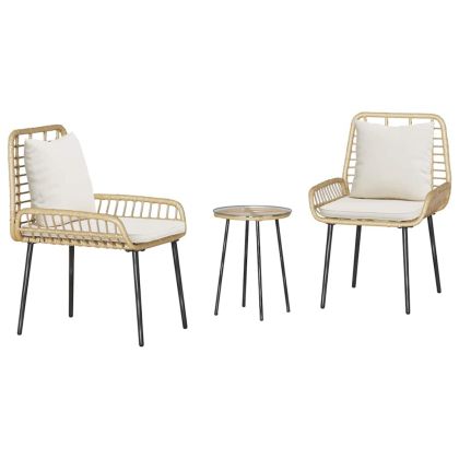 Комплект за хранене в градината 3 pcs Кафяво, Черно, Кремаво