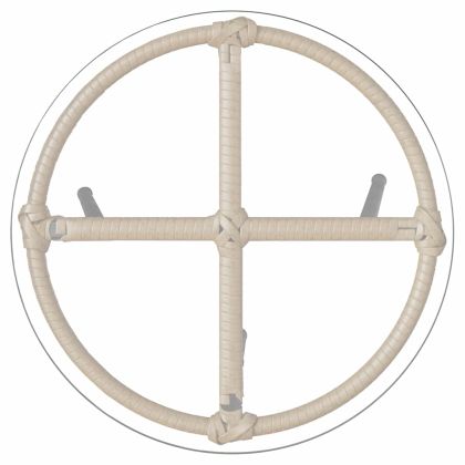 Комплект за хранене в градината 3 pcs Кафяво, Черно, Кремаво