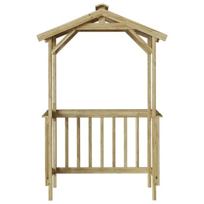 Навес за барбекю Кафяво 133.5 x 63 x 200 см