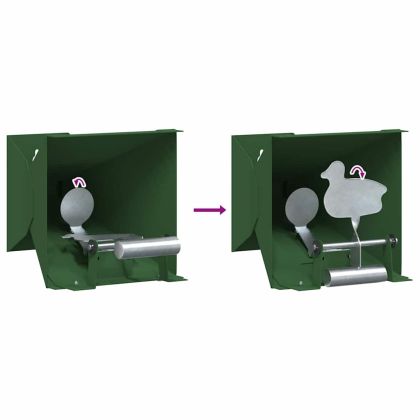 Уловител за сачми Зелен 14 x 14 x 19 см Стомана