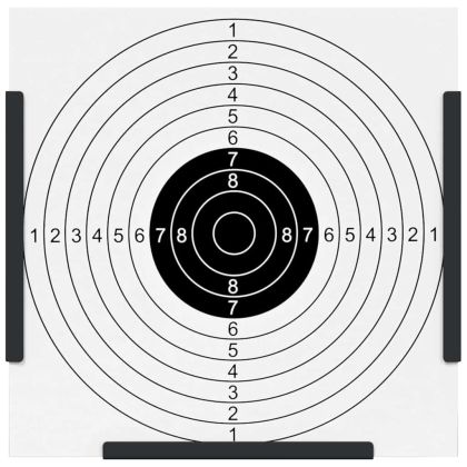 Уловител за сачми Черно 17 x 17 см Стомана