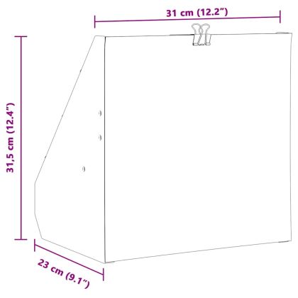 Уловител за сачми Черно 31 x 23 x 31.5 см Стомана
