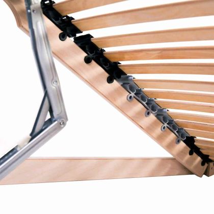 Ламелна подматрачна рамка Кафяво 100 x 190 cm