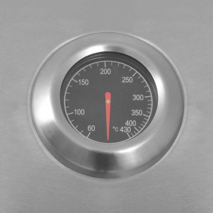 Газово барбекю Сребрист Неръждаема стомана