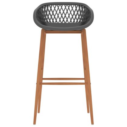 Бар комплект от 7 части, бяло и сиво