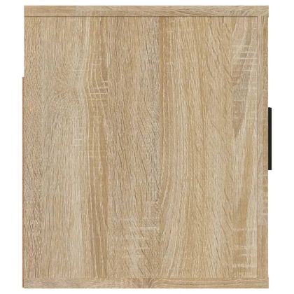 ТВ шкаф за стенен монтаж, сонома дъб, 80x34,5x40 см