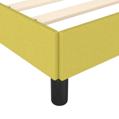 Pамка за легло зелена 90x190 см плат