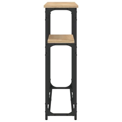 Конзолна маса, дъб сонома, 145x22,5x75 см, инженерно дърво