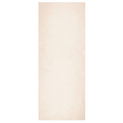 Килим HUARTE с къс косъм, мек и миещ се, бежов, 80x200 см