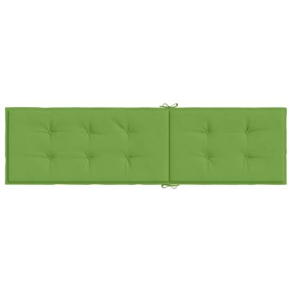 Възглавница за стол шезлонг меланж зелена (75+105) x 50 x 4 см плат