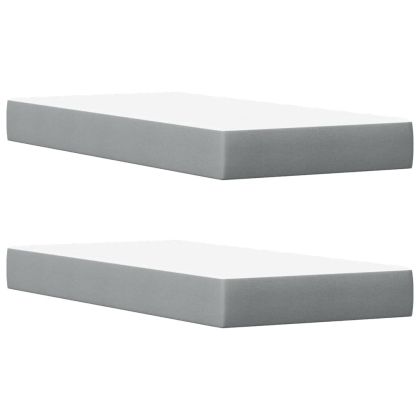 Легло с матрак, бял, 200x200 см, борово дърво масив