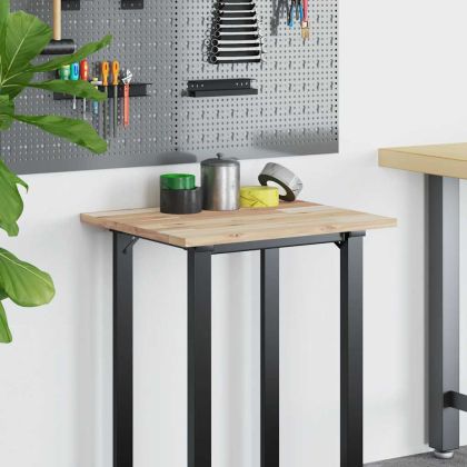 Плот за бюро, необработен, 100x50x2 см, масивно дърво акация