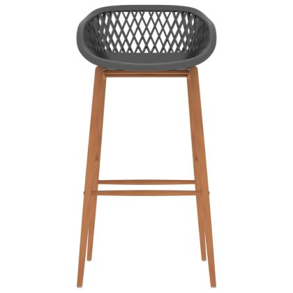 Бар комплект от 5 части, черно и сиво