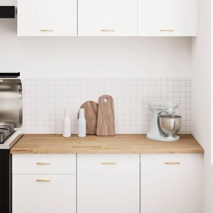 Кухненски работен плот, 140x63,5x2,7 см, дъб масив, правоъгълна