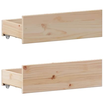 Легло с етажерка за книги, без матрак, 135x190 см, бор масив