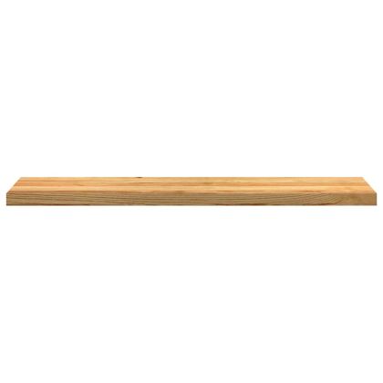 Стълбищни стъпала, 12 бр, светлокафяви, 120x30x2 см, дъб масив