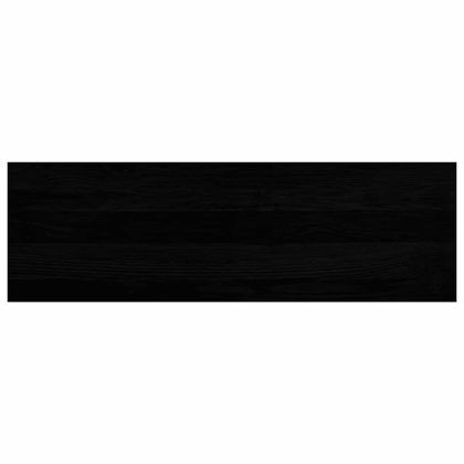 Стълбищни стъпала, 4 бр, тъмнокафяви, 80x25x2 см, дъб масив