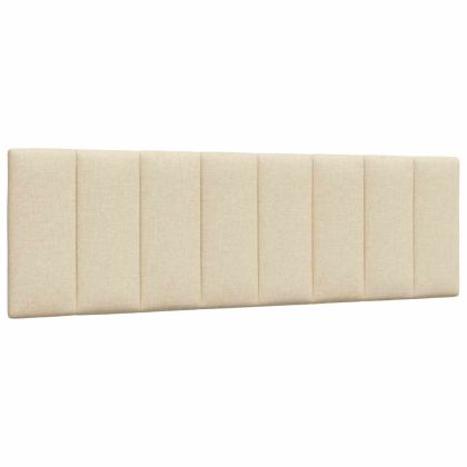 Рамка за легло без матрак Hanko, кремава, 160x200 см, плат